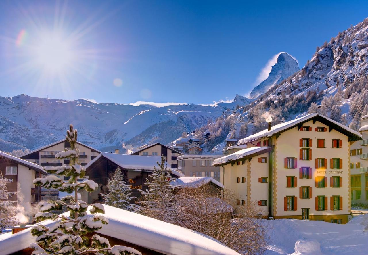 Hotel Bahnhof Zermatt Exteriör bild